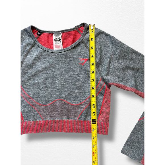 Gymshark Hyper Amplify Long Sleeved Crop Top, Size S - Picture 6 of 7